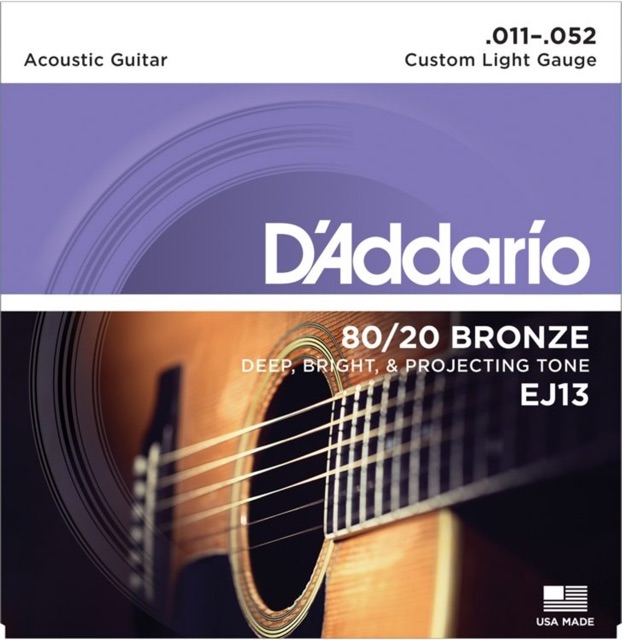 Dây đàn guitar Acoustic D Addario EPX26, EZ910, EJ13, EJ15, EZ900, EZ920 G4U Guitar bộ gồm 6 dây đàn ghita sắt