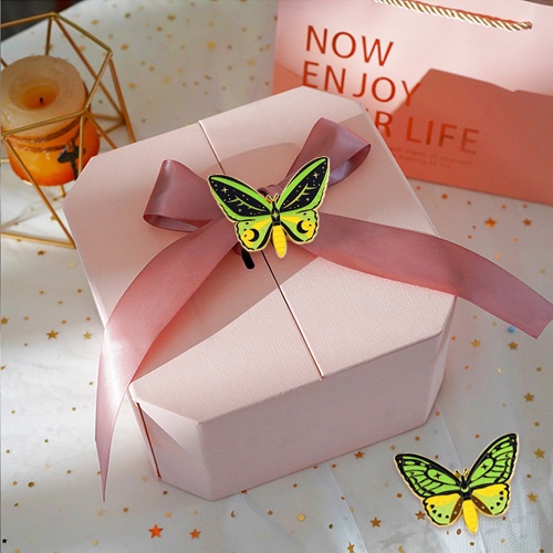 Ghim Cài Áo Hình Bướm Đính Đá Nhân Tạo Thời Trang