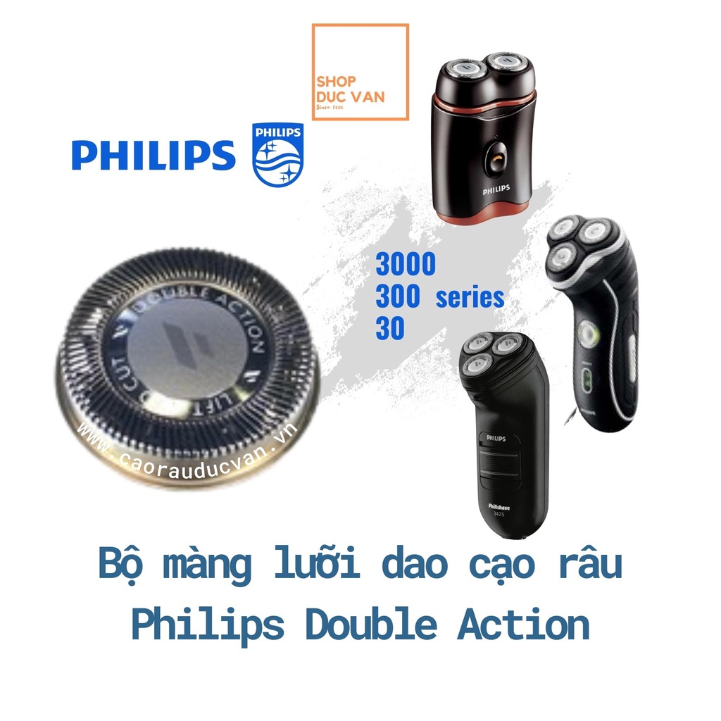 Bộ Màng Lưỡi Dao Máy Cạo Râu Philips Double Action 3000 Series 300 Series 30 Series HQ30 HQ32 HQ300