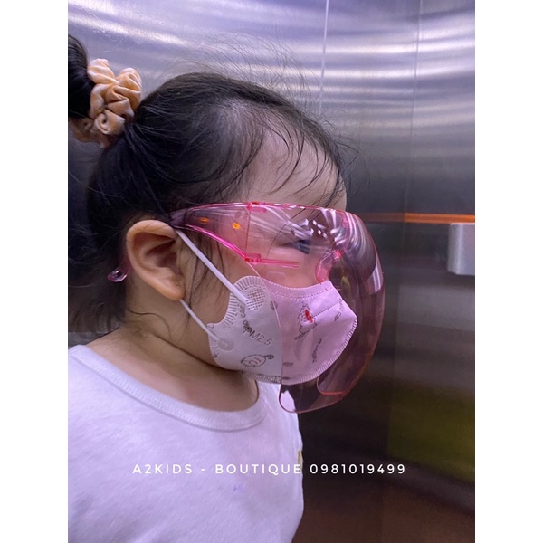 [CHÍNH HÃNG] Kính chắn giọt bắn TRẺ EM che hết mặt FACE SHIELD KID chống giọt bắn phòng dịch