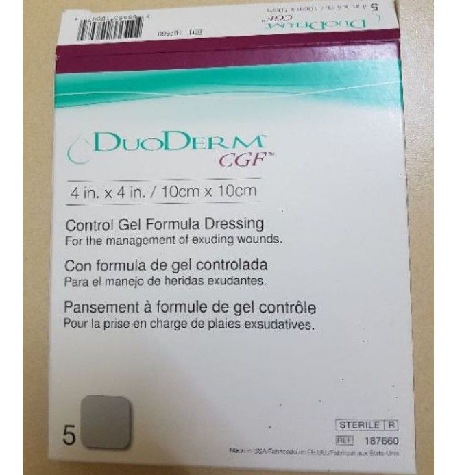 Miếng dán chống loét ConvaTec DuoDerm CGF (10 x 10cm) - loại dày