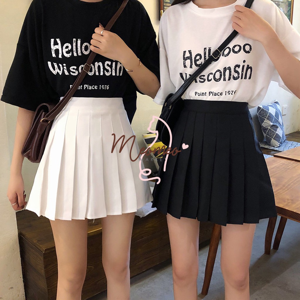 Chân Váy Xòe Xếp Ly Ngắn - Chân Váy Tennis Xếp Ly Cạp Cao Hàn Quốc Có Quần Bảo Hộ Bên Trong Cực Đẹp | BigBuy360 - bigbuy360.vn
