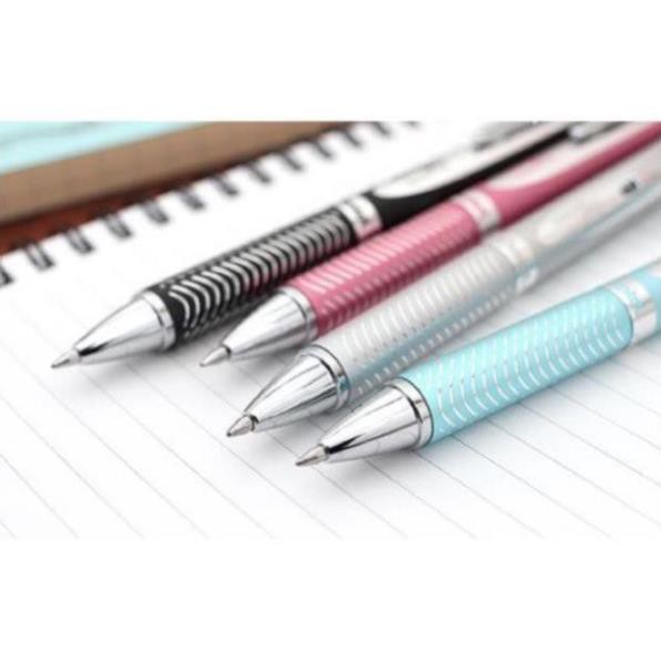 3 cái Bút Ký Cao Cấp mực Gel Pentel BL407 - Mạ đen (Kèm Hộp) | BigBuy360 - bigbuy360.vn
