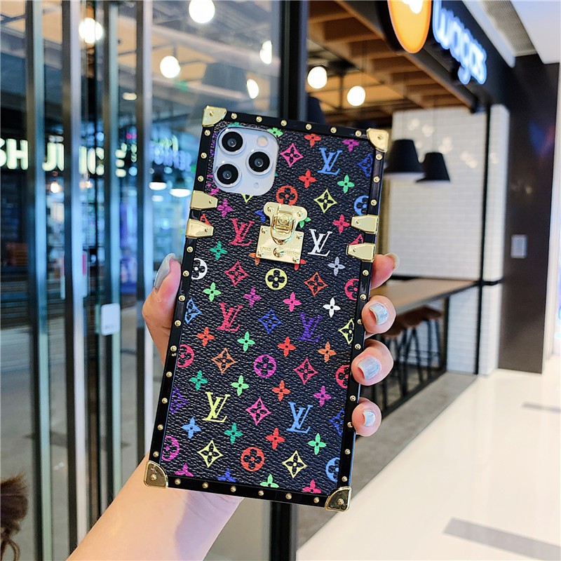 Ốp điện thoại da hình vuông in logo LV cho SAMSUNG M20 M30 A40S A10S A20S S20 S20PLUS S11E S11 S11PLUS S20ULTRA