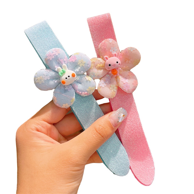 Băng Đô Đính Nơ Hoa Nhiều Màu Sắc Dễ Thương Cho Bé Gái