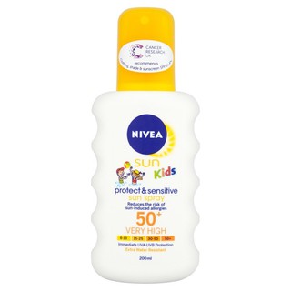 Xịt chống nắng cho bé NIVEA SUN Kids Schutz  SPF50+ 200ml - Đức