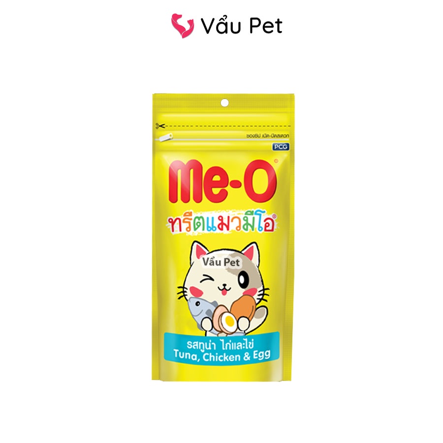 Bánh thưởng cho mèo Me-O 50g - Đồ ăn vặt cho mèo nhập khẩu Thái Lan Vẩu Pet Shop