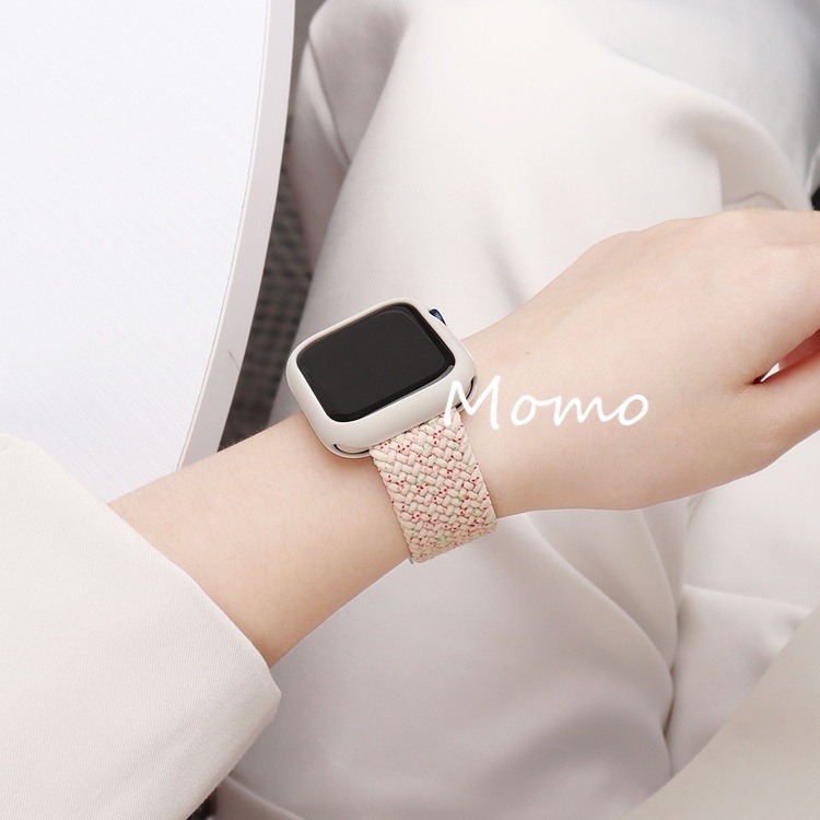 Dây Đeo Bằng Vải Bện Cho Đồng Hồ Thông Minh Smart Watch Series 7 6 SE 5 4 3 45mm 41mm Seri 7 44mm 40mm 38mm 42mm