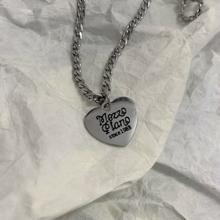 Dây chuyền mặt hình trái tim nhỏ phong cách hip hop 22401