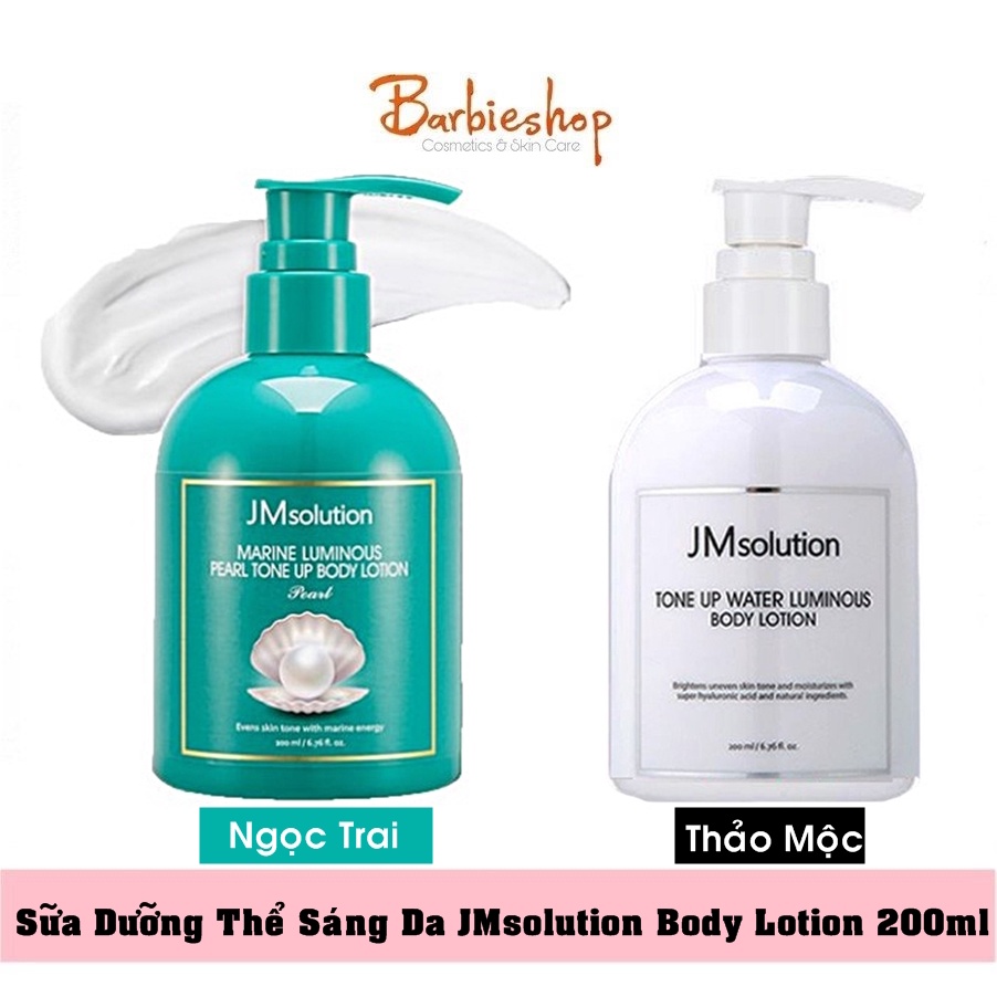 Sữa Dưỡng Toàn Thân JMSolution 200ml trắng da xanh + trắng