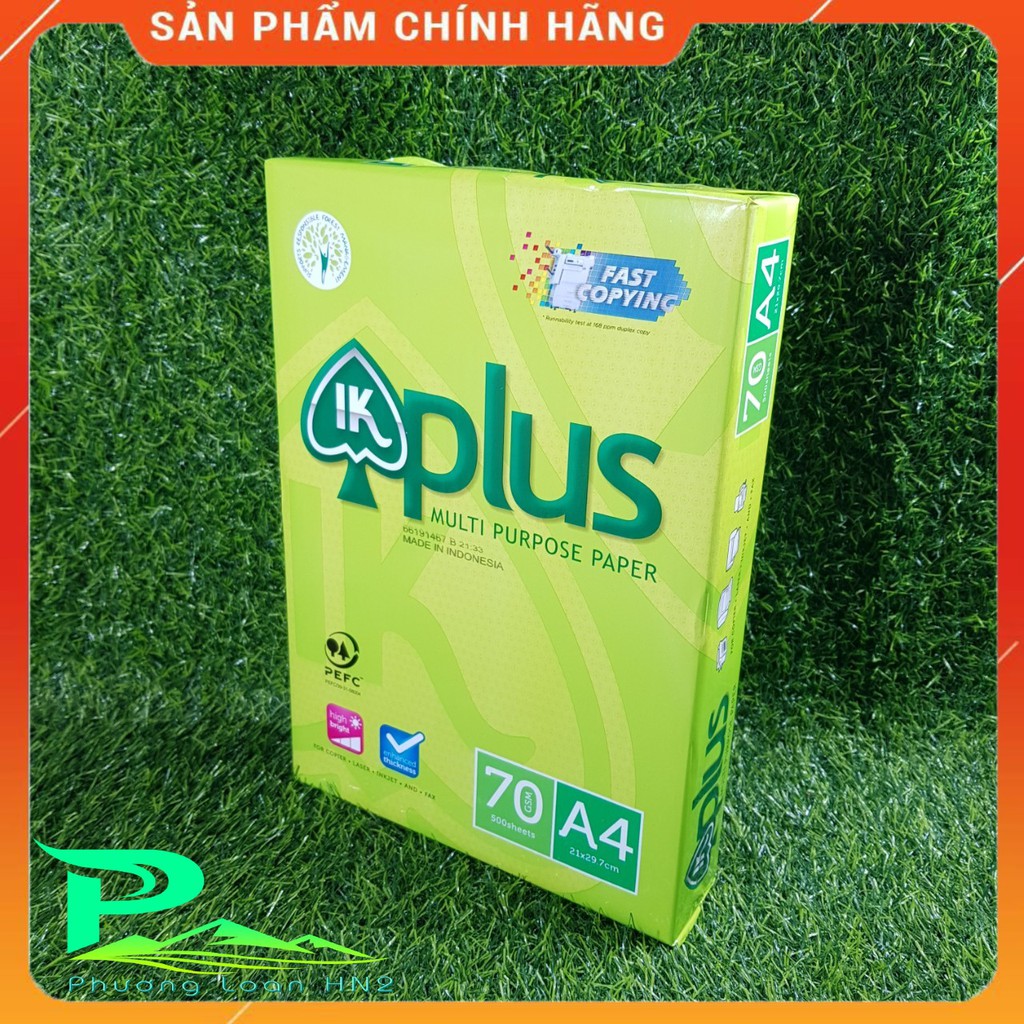 Giấy A4 IK Plus 70GSM, Giấy in, giấy Photocopy A4