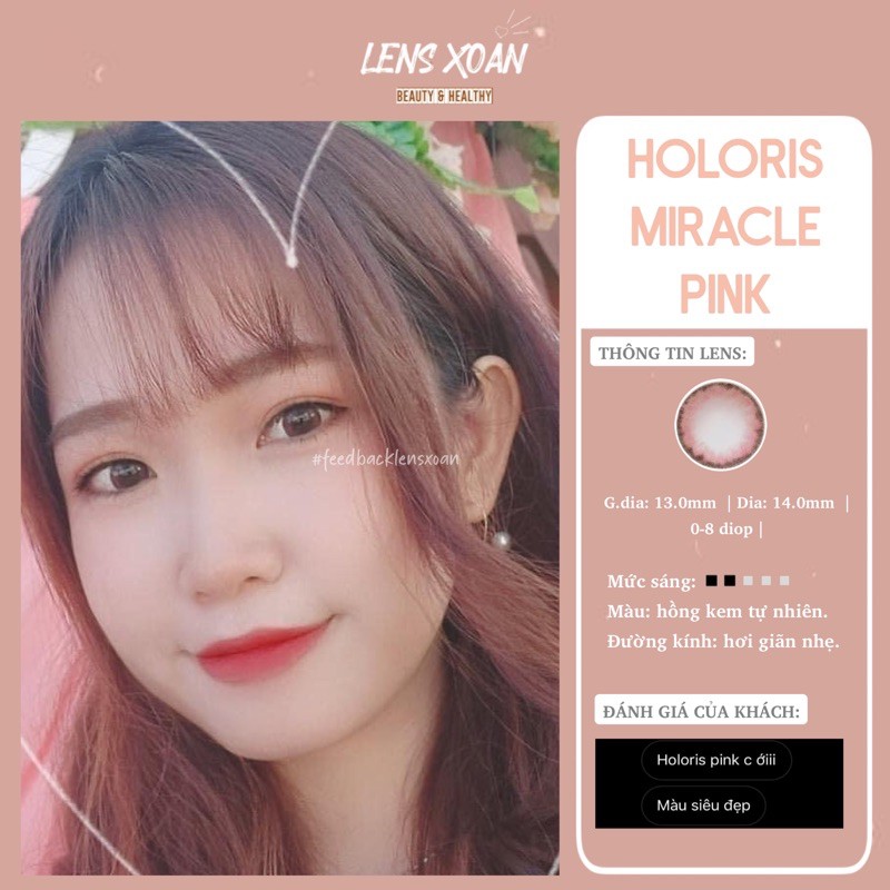 ÁP TRÒNG HOLORIS MIRACLE PINK