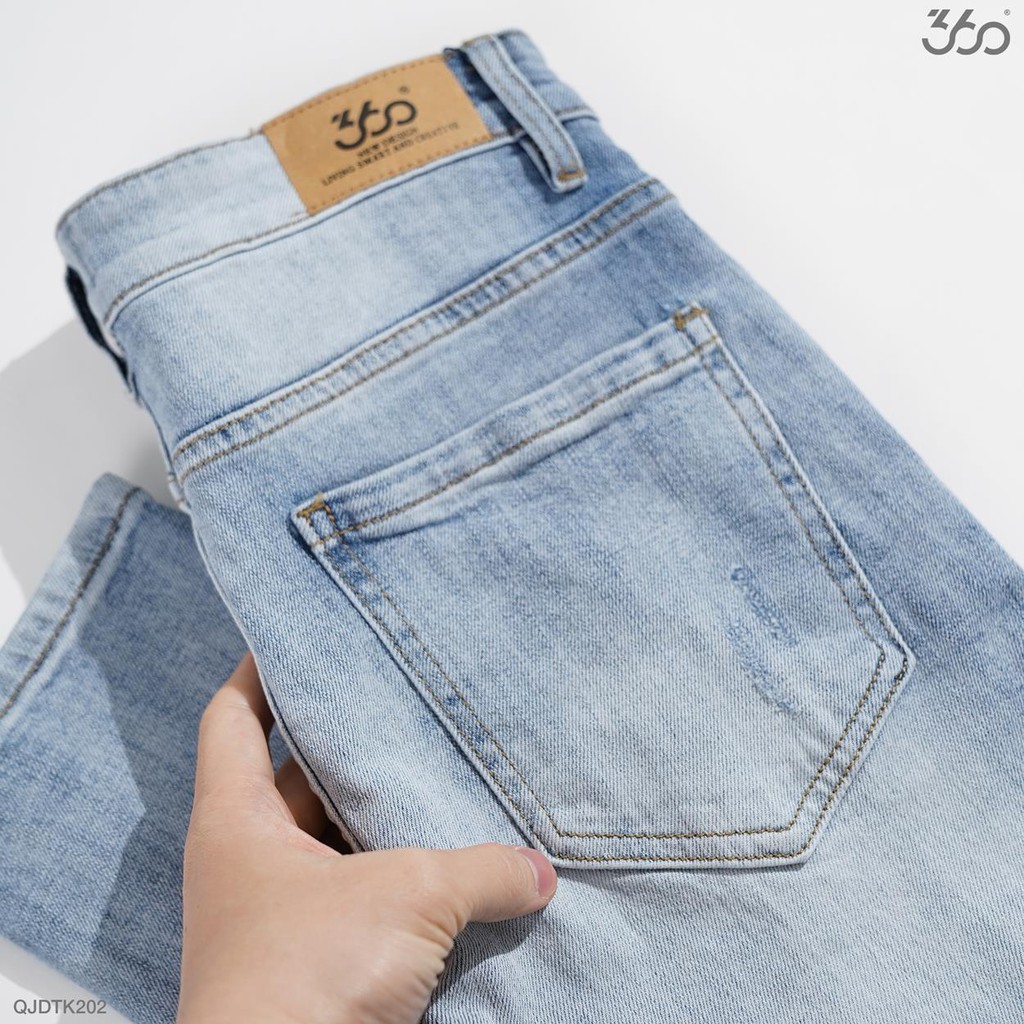 Quần jean nam cao cấp thương hiệu 360 Boutique - QJDTK202 | BigBuy360 - bigbuy360.vn