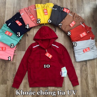 ÁO KHOÁC CHỐNG TIA UV 6 TÚI