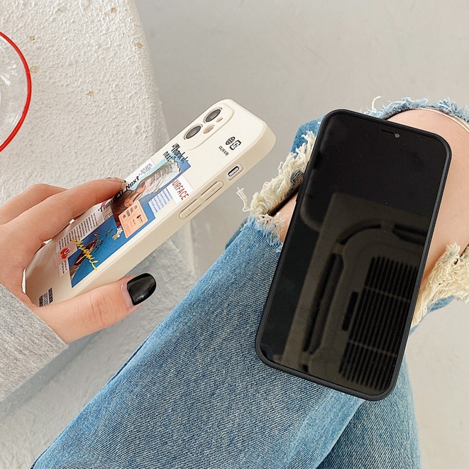 Ốp Điện Thoại TPU Mềm Chống Rơi Họa Tiết Thời Trang Cho IPhone 14 Pro max 14 Plus 13 12 Pro max 11 Pro max x xs max xr 7 8 Plus