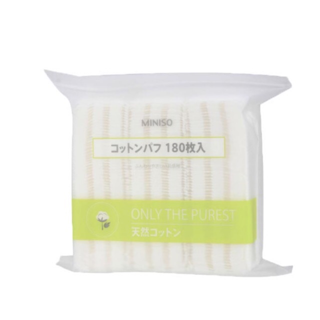 BÔNG TẨY TRANG MINISO 180 MIẾNG