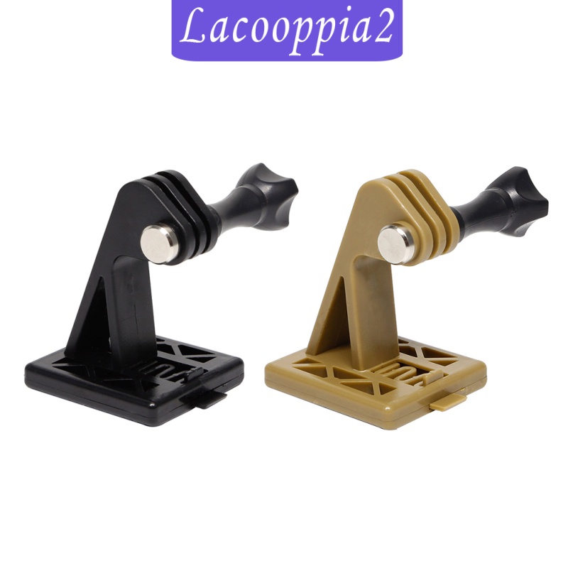 [LACOOPPIA2] Tactical Standard Helmet Mount Adapter Base Bracket for Gopro Cameras