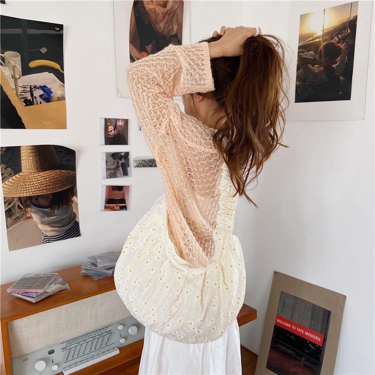 Túi Tote Tana | kiểu lá sen vintage | 43 x 24 cm