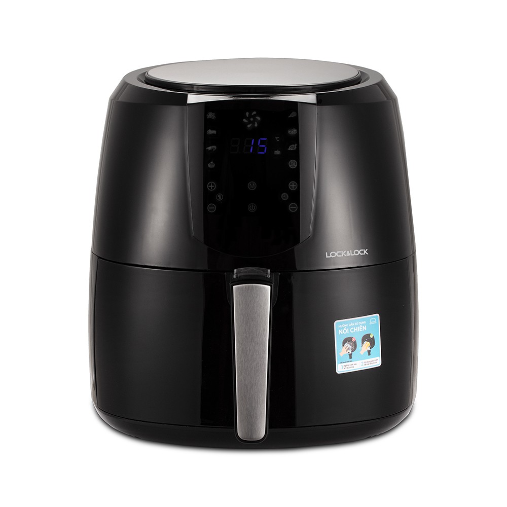Nồi Chiên Không Dầu Lock&Lock Jumbo Plus Air Fryer 5.2L Màu-đen EJF357BLK #7