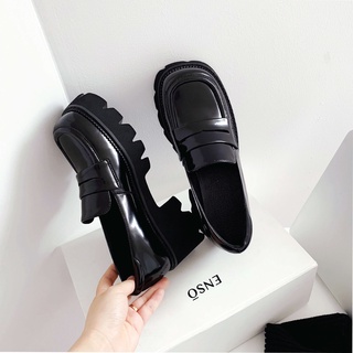 Giày Loafer nữ LYNX da thật 6cm