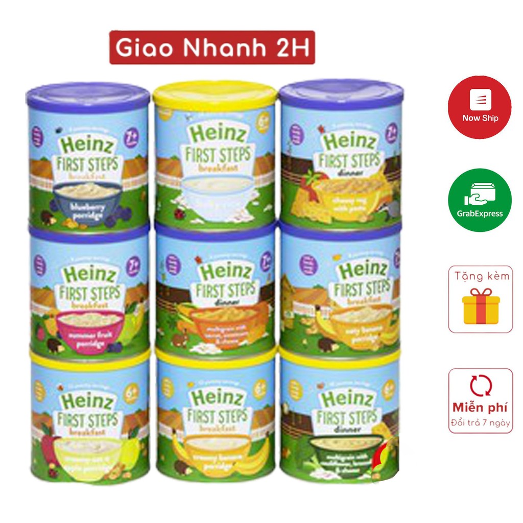 Bột ăn dặm Heinz Anh cho bé 7m+ 240g