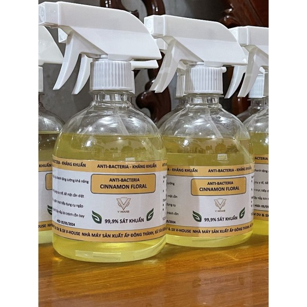Tinh dầu xịt sát khuẩn Hương Quế  500ml,1Lit | BigBuy360 - bigbuy360.vn