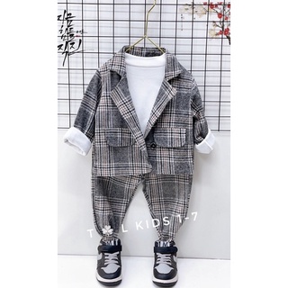 Set Vest cao cấp 3 món cho bé trai và gái 12-25kg