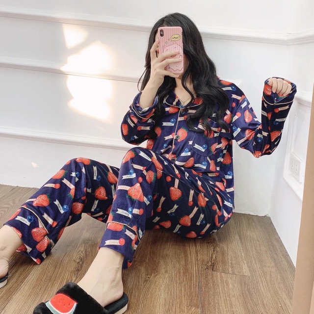 Sỉ Bộ ngủ nhung hàng Quảng châu 💋 freeship 💋ảnh thật