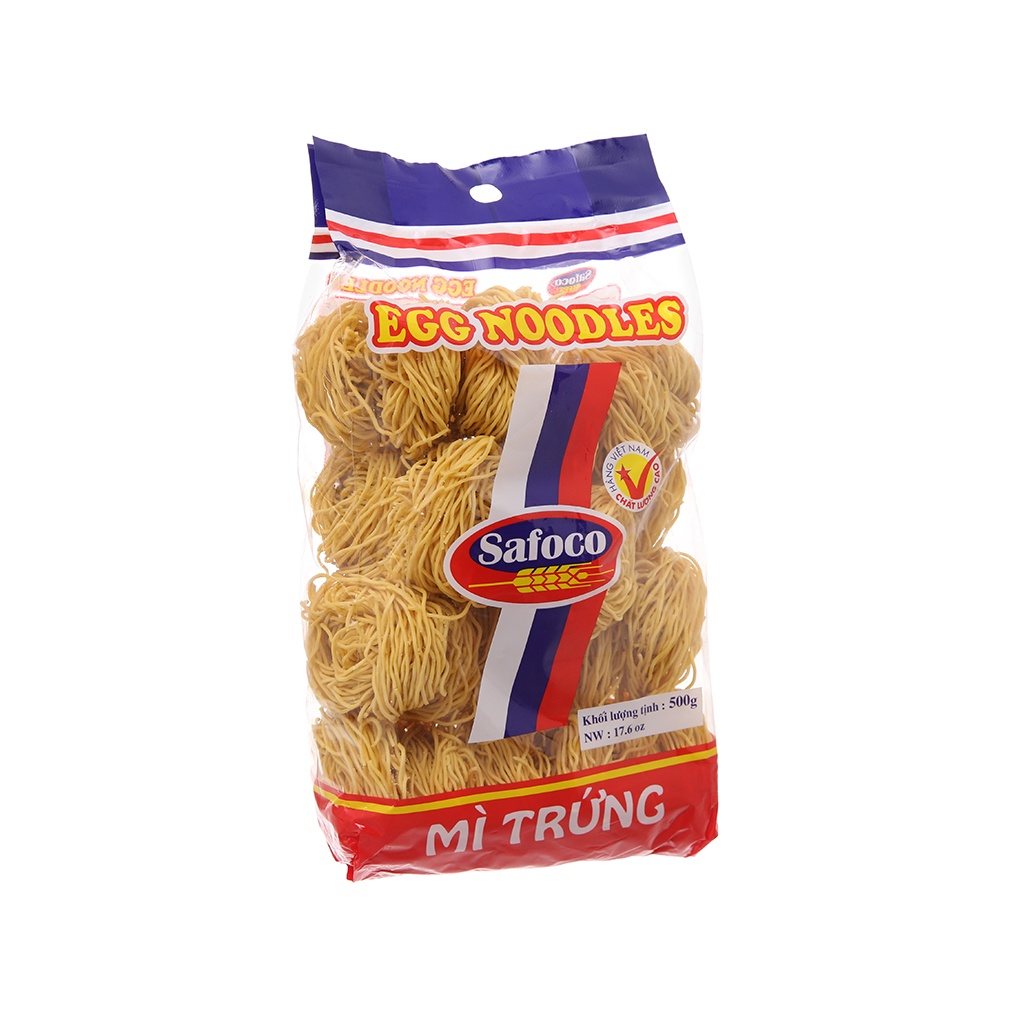 Mì Trứng Sợi Nhỏ Safoco 500g