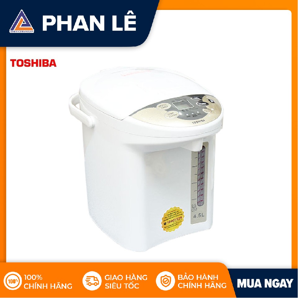 [Mã ELHADEV giảm 4% đơn 300K] Bình thủy điện Toshiba PLK-45SF(WT)VN