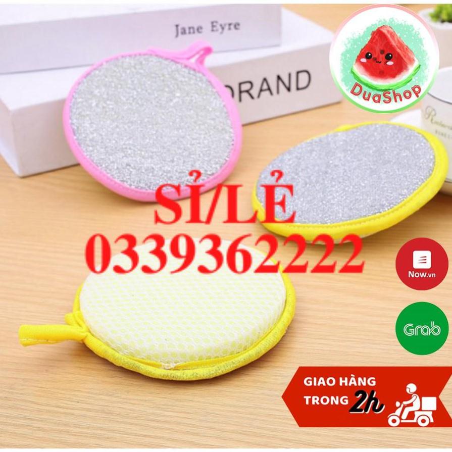 [ HAIANHSHOP ] Miếng rửa bát 2 mặt kết hợp cọ xoong nồi đa năng - Miếng Rửa Chén Bát Thông Minh Duashop &gt;