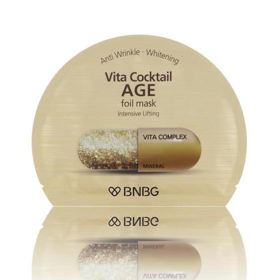 Mặt nạ lá nguyên khối cao cấp Banobagi Vita Cocktail Age Foil Mask - Intensive Lifting 30ml