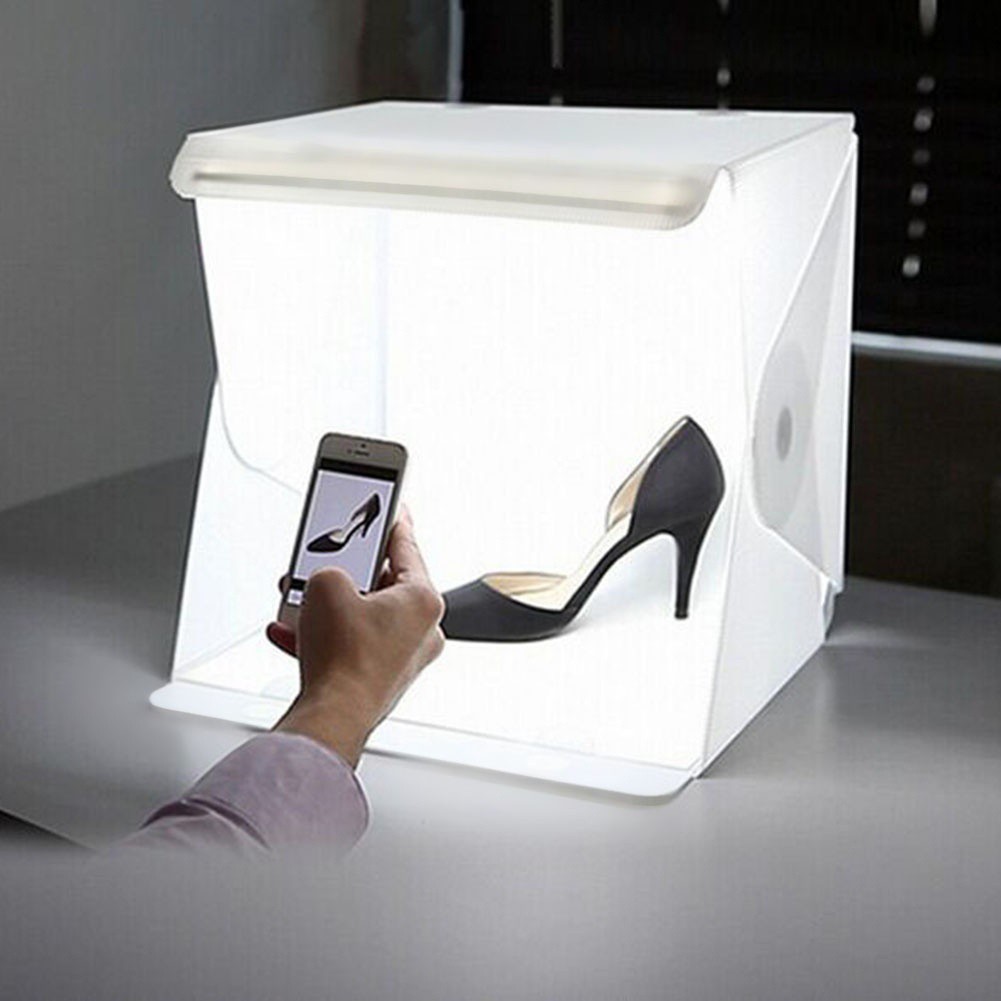 Hộp đèn LED mini dùng làm phông nền chụp ảnh sản phẩm tiện lợi