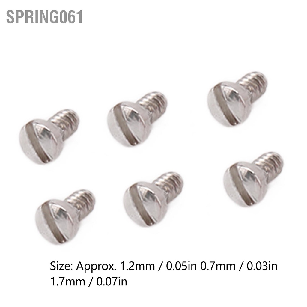 [Hàng Sẵn] Bộ 6 Ốc Vít Thay Thế Cho Mặt Lưng Đồng Hồ Thạch Anh【Spring 061】