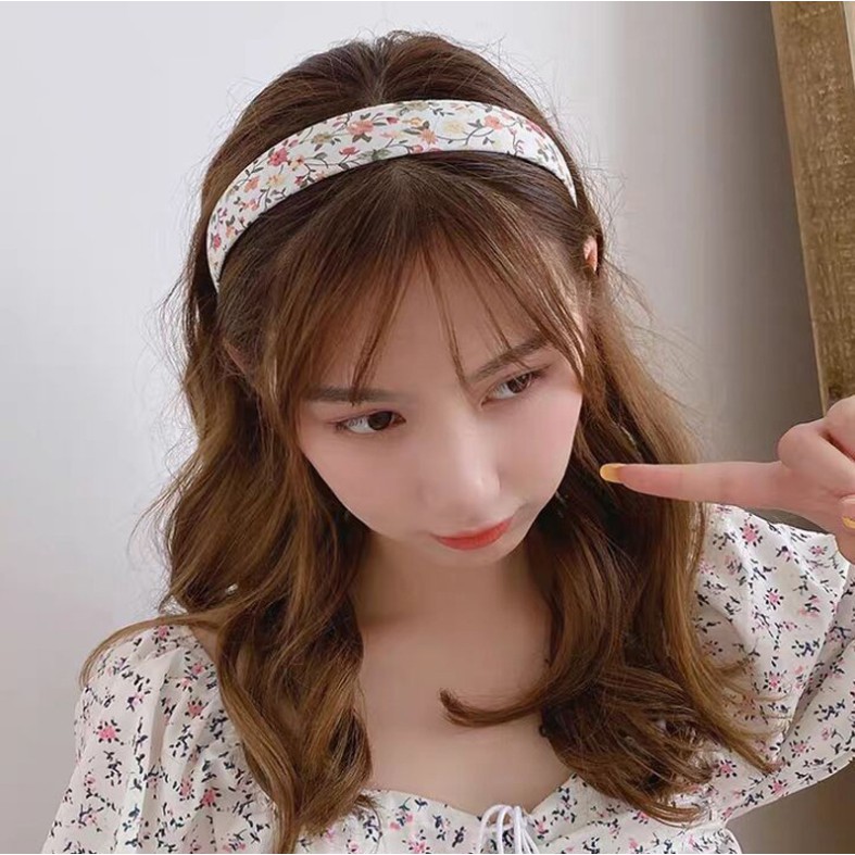 [NHIỀU MẪU] Cài tóc bản họa tiết hoa lá caro thời trang cho nữ