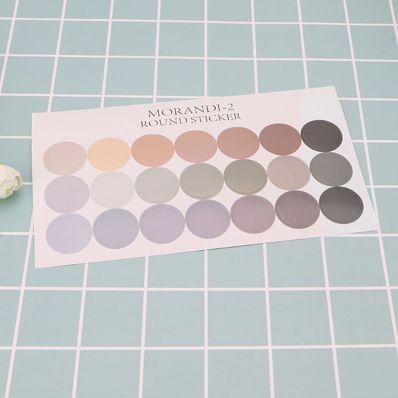 Miếng Dán Trang Trí Hình Tròn 23mm Tự Dính Tiện Dụng