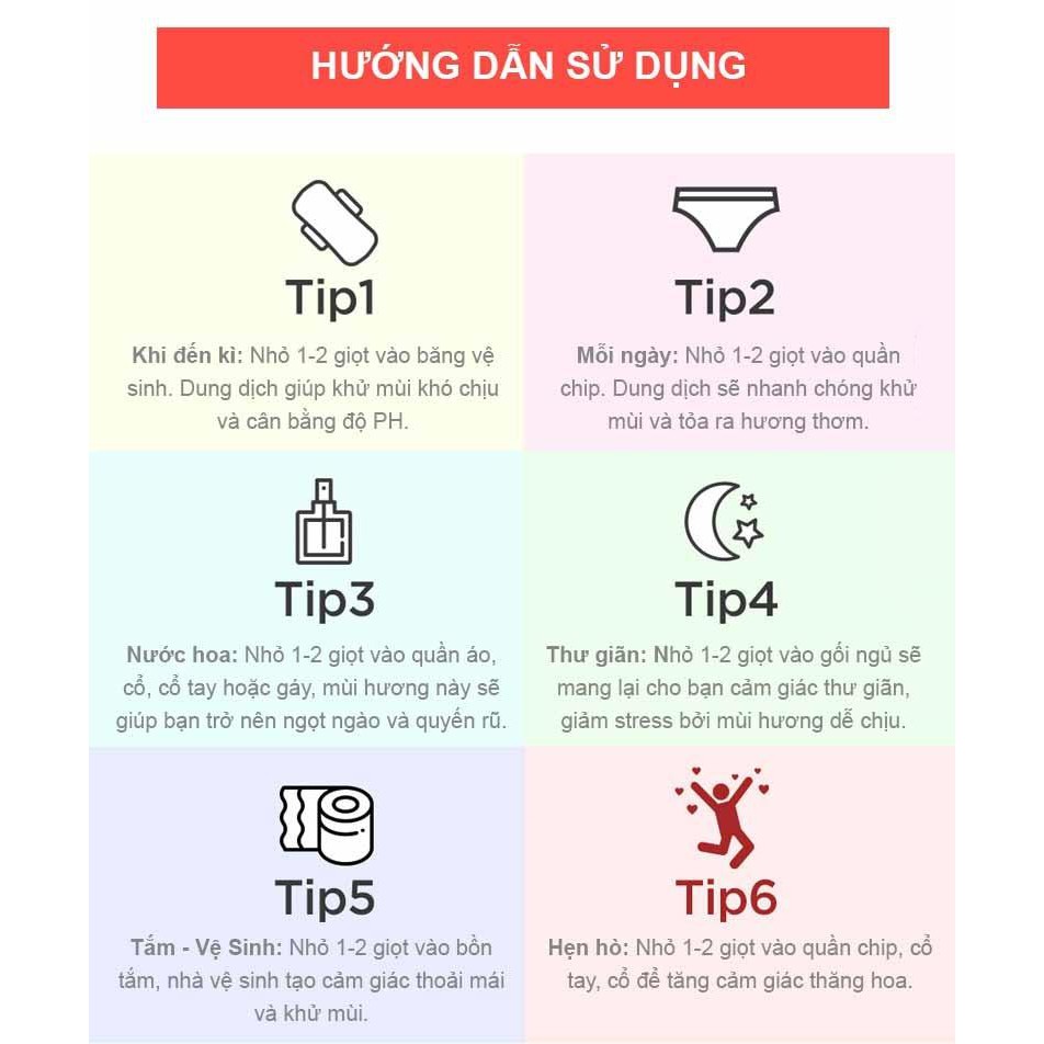 Nước hoa vùng kín giúp vùng kín luôn thơm tho, ngăn ngừa nấm ngứa phụ khoa Foellie Eau De Innerb Perfume 5ml