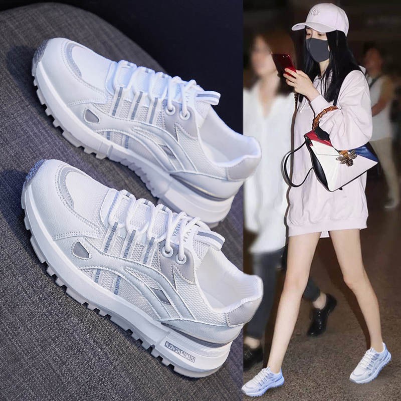 Giày Thể Thao Thời Trang Xuân Thu Mới 2021 Cho Nữ