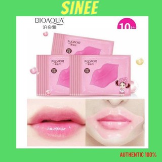 Mặt nạ môi bioaqua dưỡng môi căng mọng