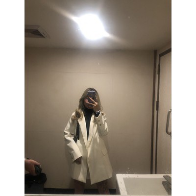 Áo Vest/Blazer dáng dài kèm đai buộc eo siêu sang Ulzzang (Ảnh thật cuối+ video) | BigBuy360 - bigbuy360.vn