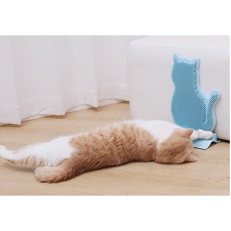 [Tặng CatNip] Bàn Cào Massage Lông Giảm Stress Mèo