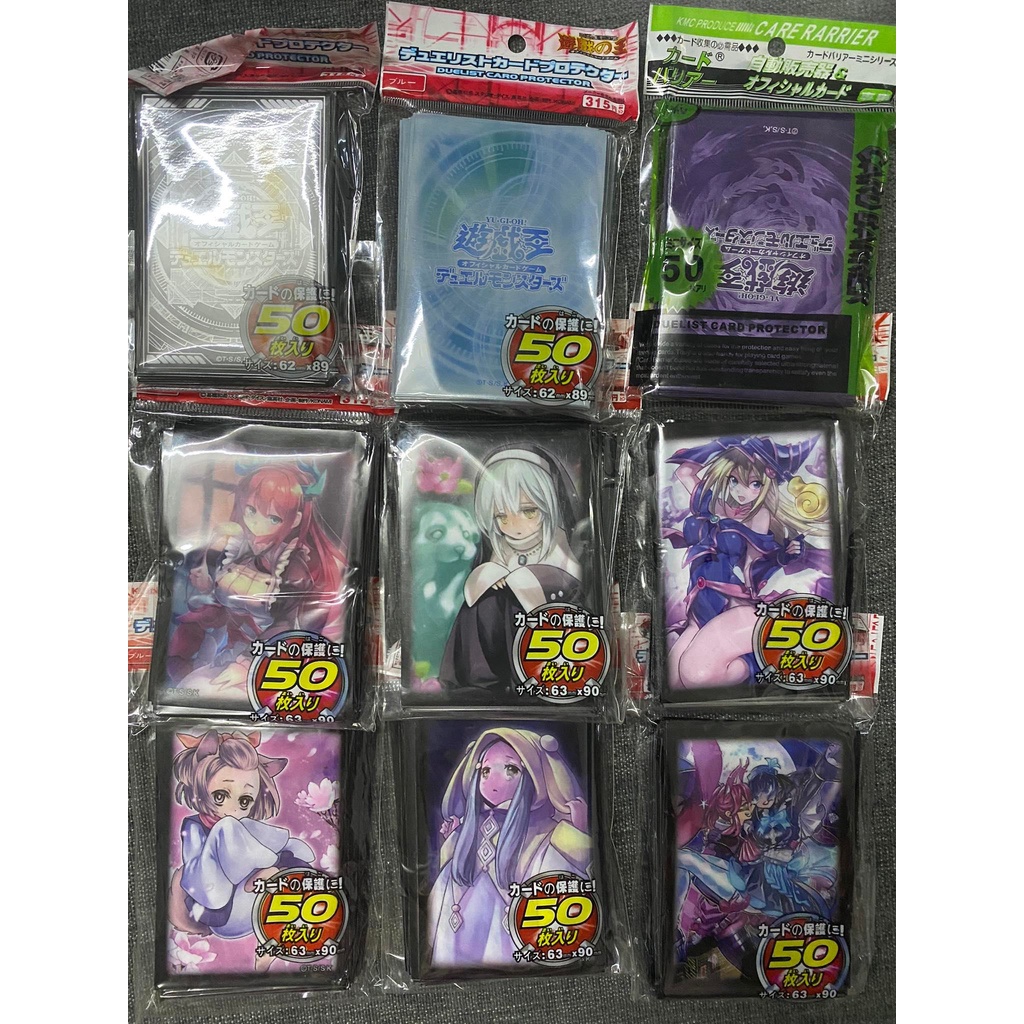 Gói 50 cái sleeve bọc bài Yugioh cao cấp in hình waifu