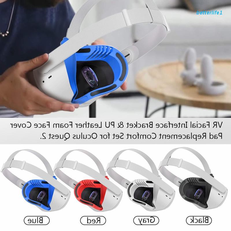 Bộ đệm mũi mặt nạ tấm che tròng kính giá đỡ 5 trong 1 tiện lợi dành cho kính thực tế ảo Oculus Quest 2