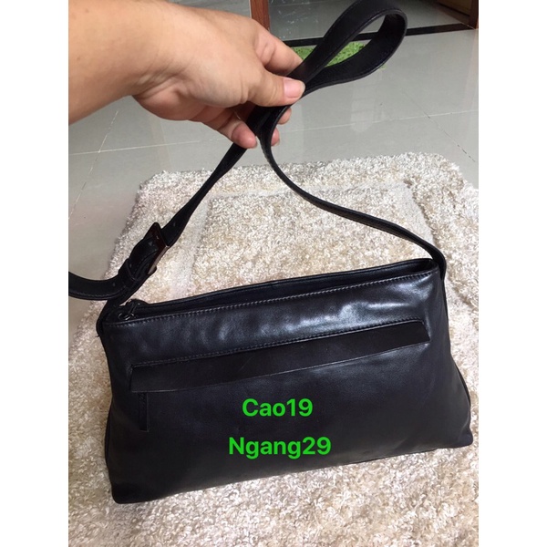 Túi si hiệu da thật phom đeo vai