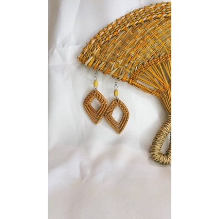 Xưởng sx khuyên tai mây handmade vintage hàng có sẵn giao ngẫu nhiên