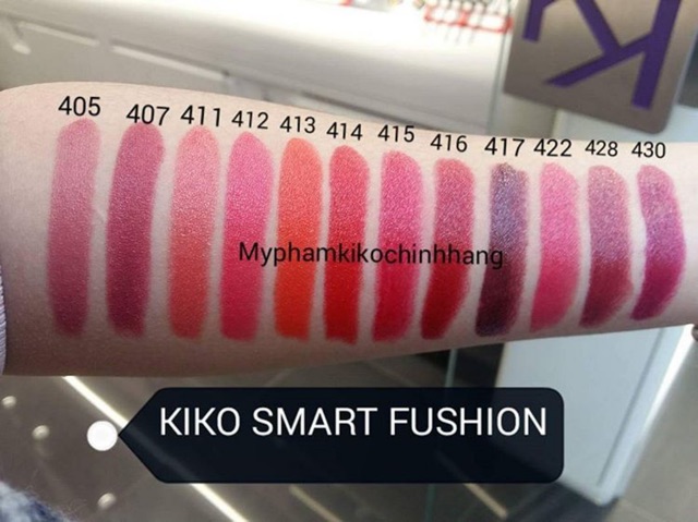(Tlý đụng nắp - 412) Son KIKO Smart Fusion màu Strawberry Pink | BigBuy360 - bigbuy360.vn