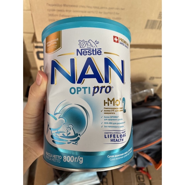 Sữa Nan Nga optipro số 2 ,800g HMo móp