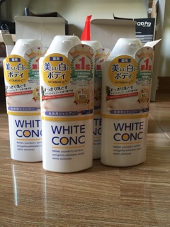 White conc sữa tắm trắng 360ml