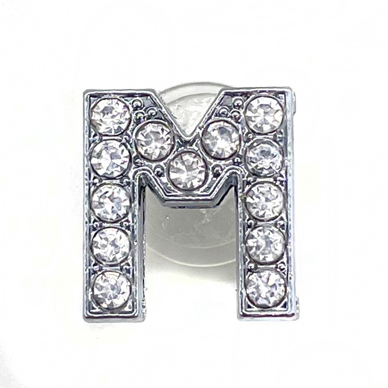 Phụ Kiện Trang Trí Guốc Pha Lê Hình Chữ Cái