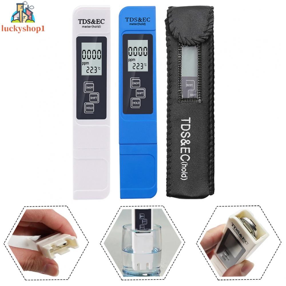 ❤❤❤(Hot products for family life)Salinity Temp Tester Handheld High Accuracy Tools Water Drinking Water